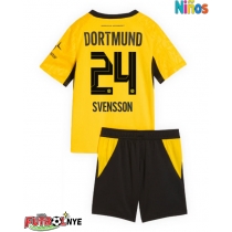 Camiseta Borussia Dortmund Daniel Svensson #24 Primera Equipación para niños 2026-27 manga corta (+ pantalones cortos)
